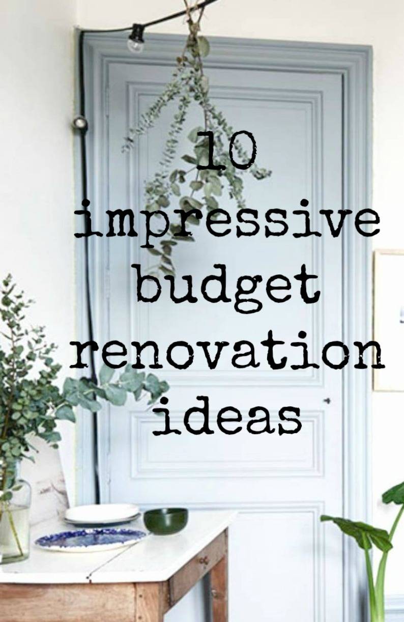 Renovation on a Budget: Creative and Affordable Ideas